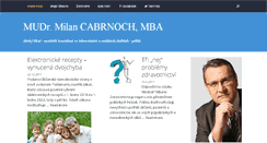 Desktop Screenshot of cabrnoch.cz